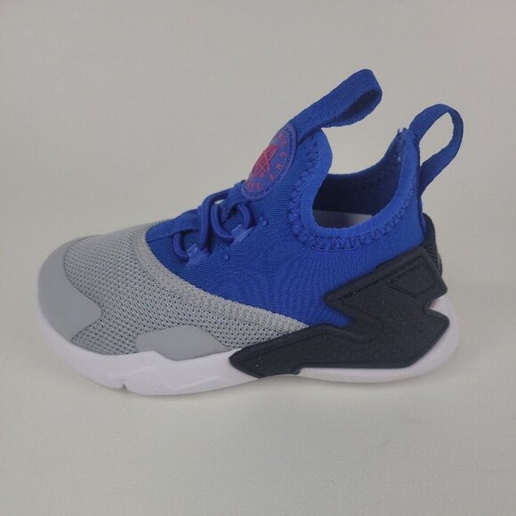 Nike Huarache Drift Toddler Shoes Infant Sneakers White Grey Blue - Picture 1 of 12